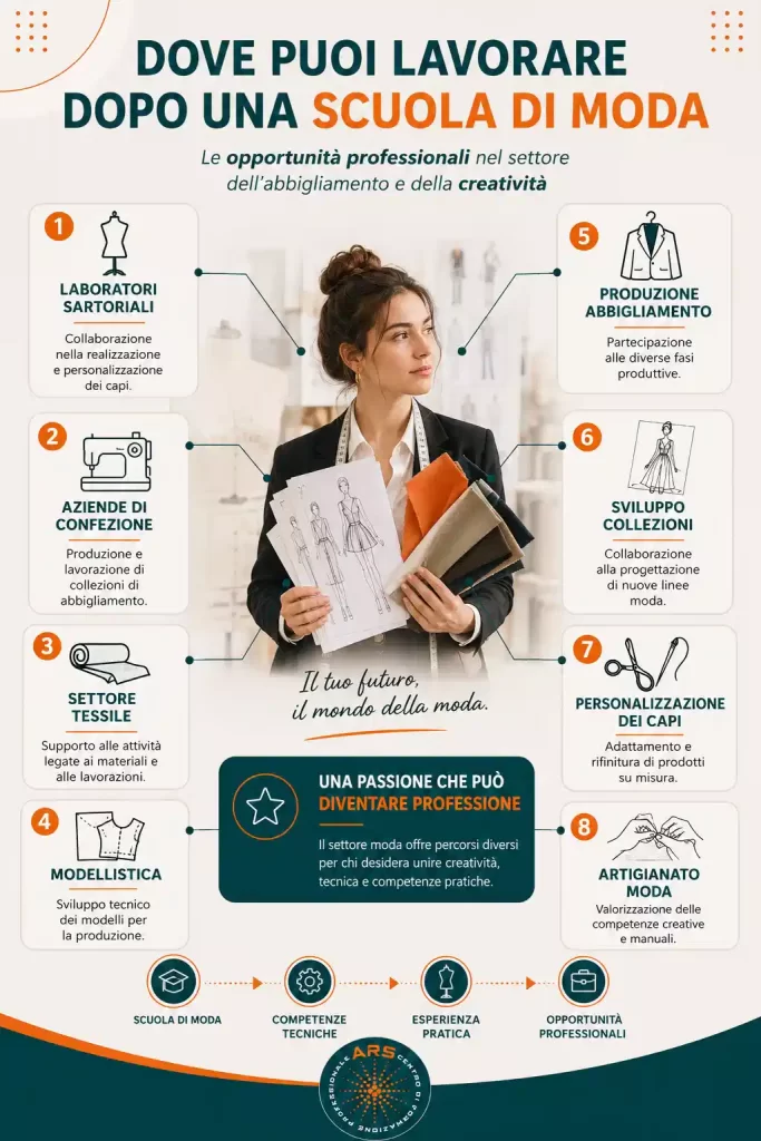 scuola di moda sbocchi professionali